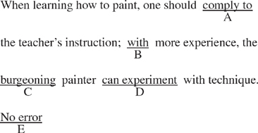 SAT Identifying Sentence Errors Practice Question 318: Answer And ...