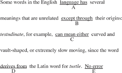 SAT Identifying Sentence Errors Practice Question 329: Answer And ...