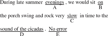 SAT Identifying Sentence Errors Practice Test 27_cracksat.net